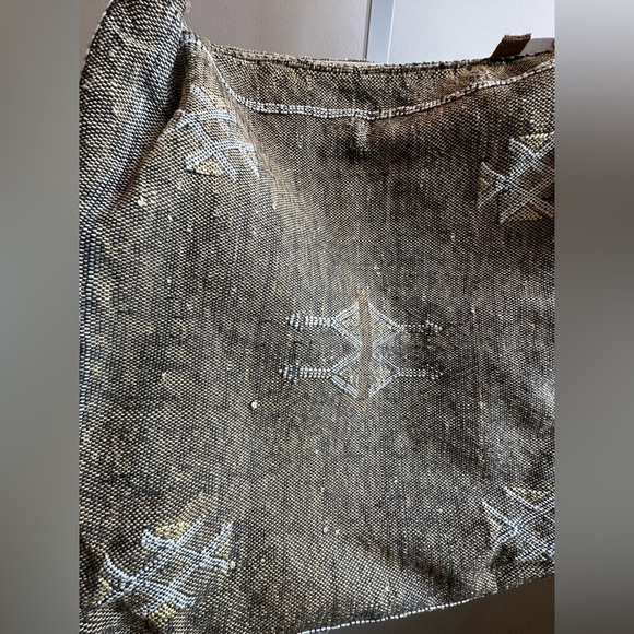 NWT Jenna Bee x Free People Cactus Silk Tote Brown - Picture 7 of 10